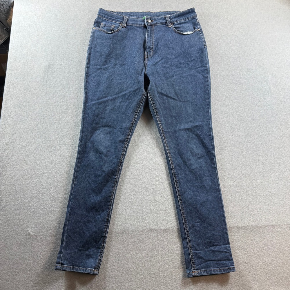 Dip Denim Jeans Women 10 Blue Skinny Fit Mid Rise Stretch Casual